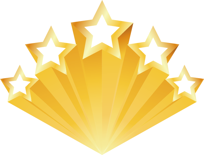 Five Star PNG