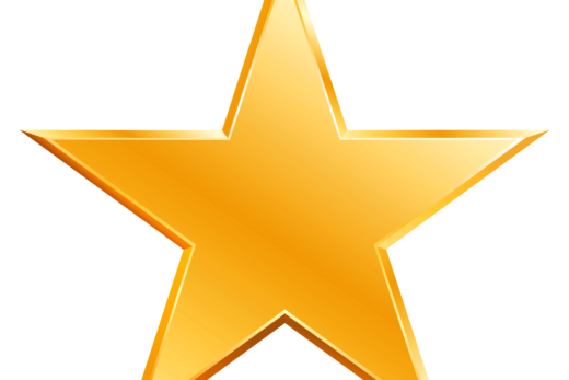 Glossy Yellow Star PNG