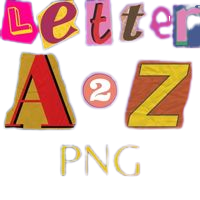 Letter A to Z PNG