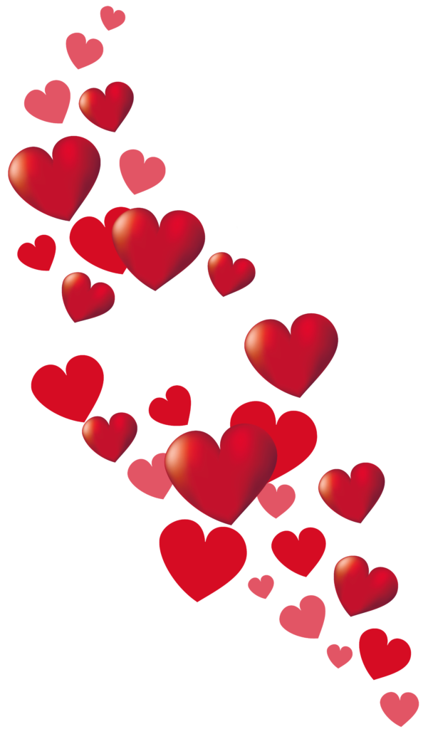 Red Heart Love PNG Free Image