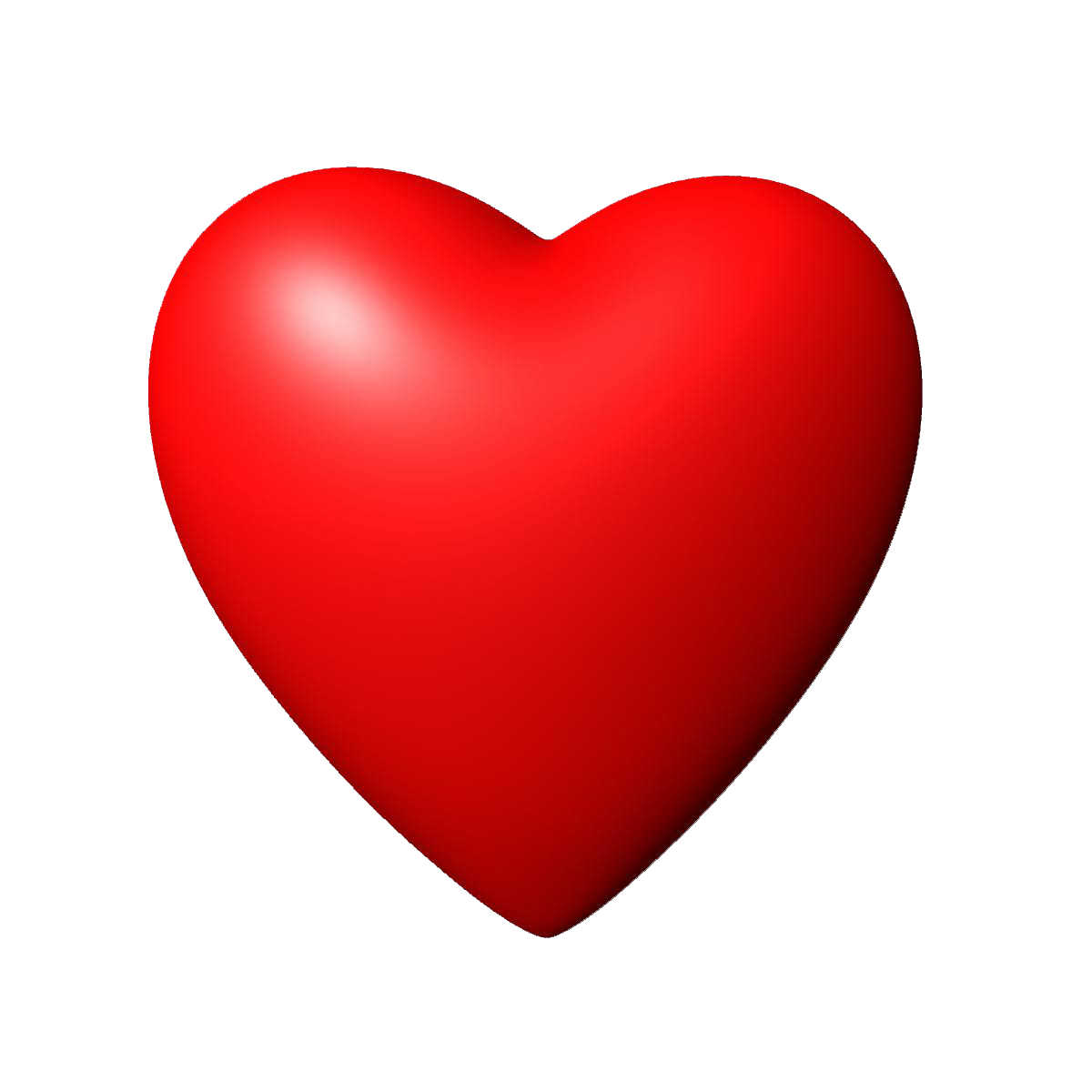 Red Heart Love PNG Images