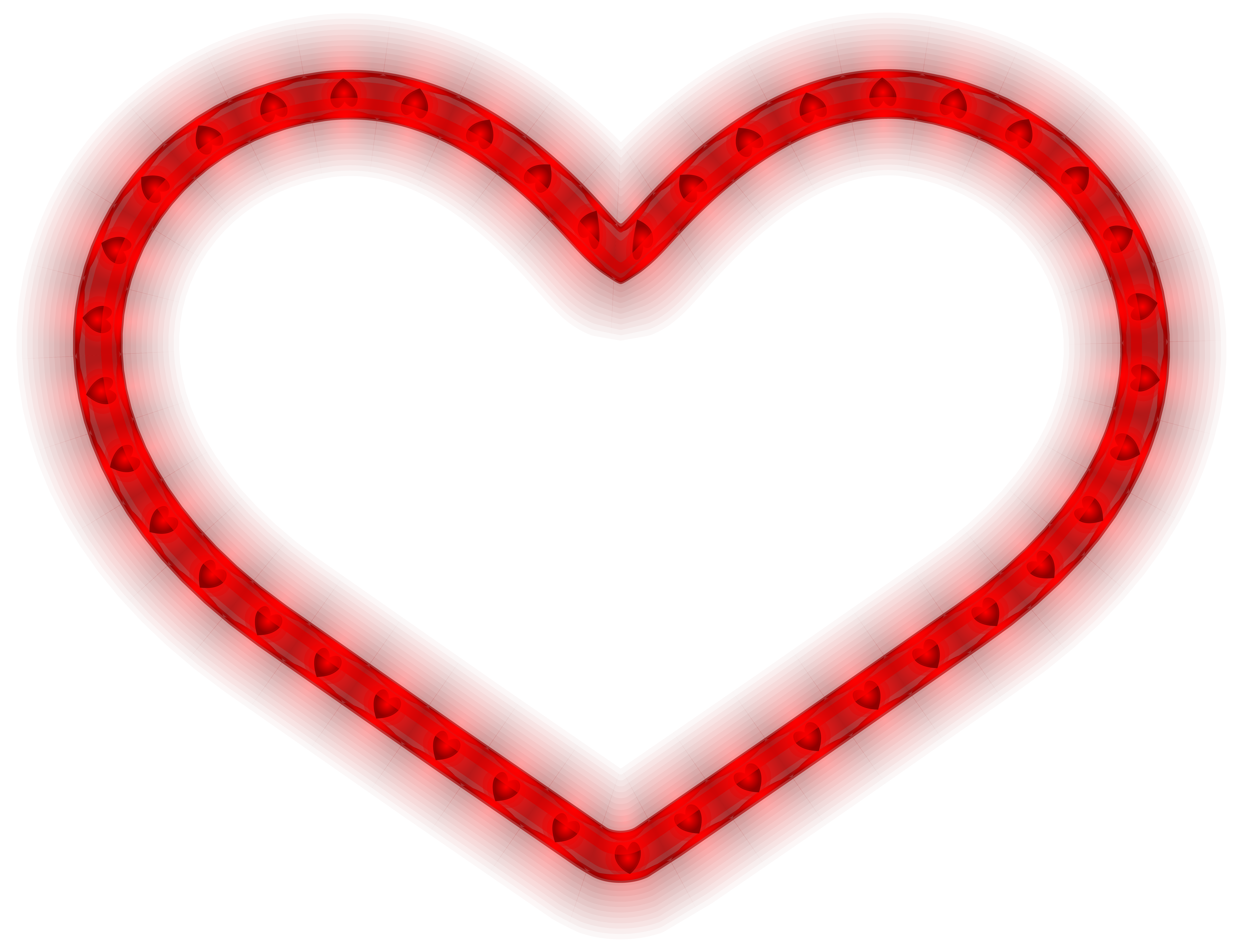 Red Heart Love PNG Pic