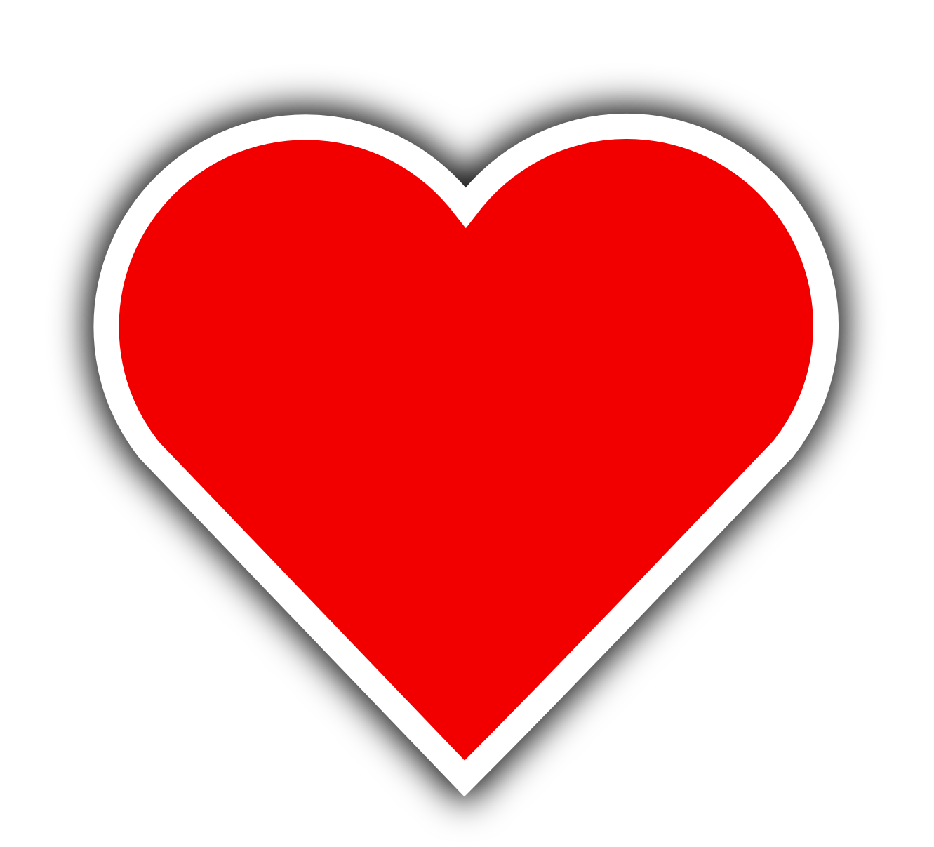 Red Heart Small PNG File