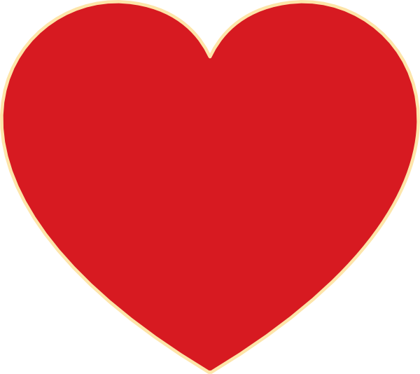 Red heart small PNG photos