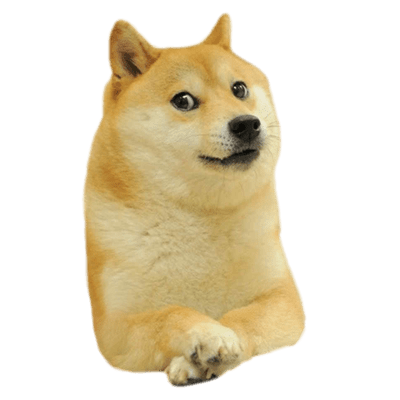 Doge with left faces