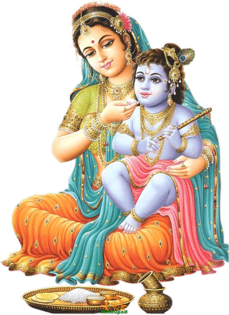 Download Yashoda and Krishna PNG Free - PNGBONG